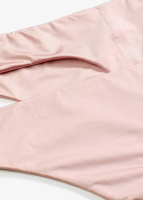 High waist string van glanzend materiaal (set van 2), bonprix