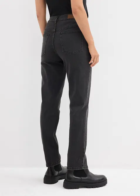 Straight jeans high waist cropped, bonprix