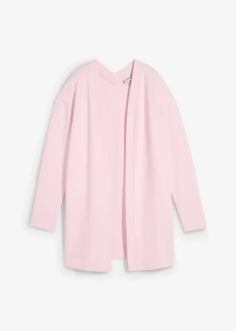 Lang sweatvest in een zachte katoenmix, bonprix