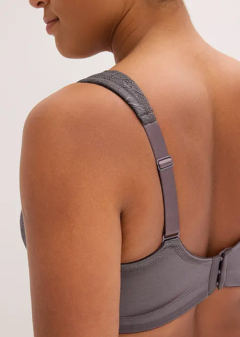 Steun bh zonder beugels met gewatteerde schouderbandjes, bonprix