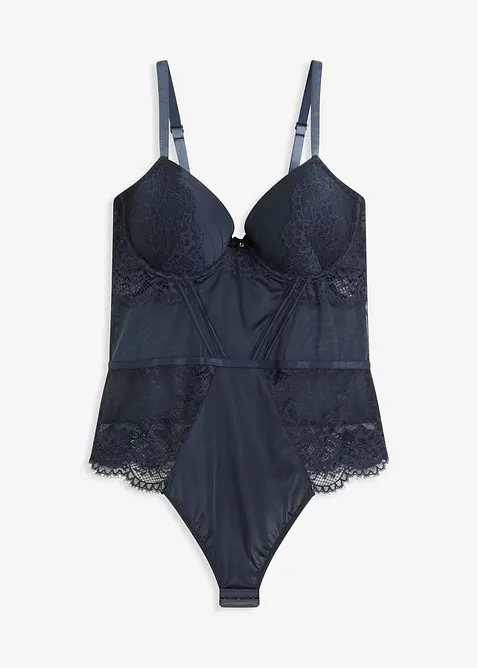 Stringbody met glanseffect, bonprix