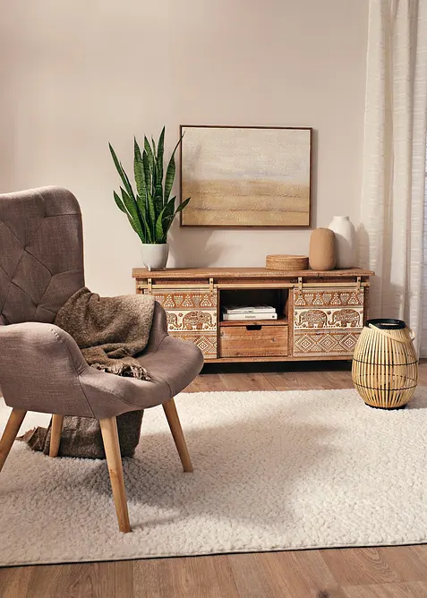 Windlicht met glazen kaarshouder, bonprix