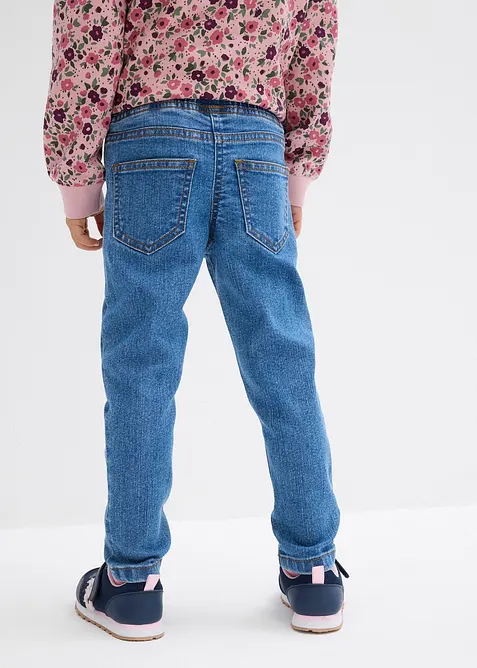 Jegging mid waist met tailleband, bonprix