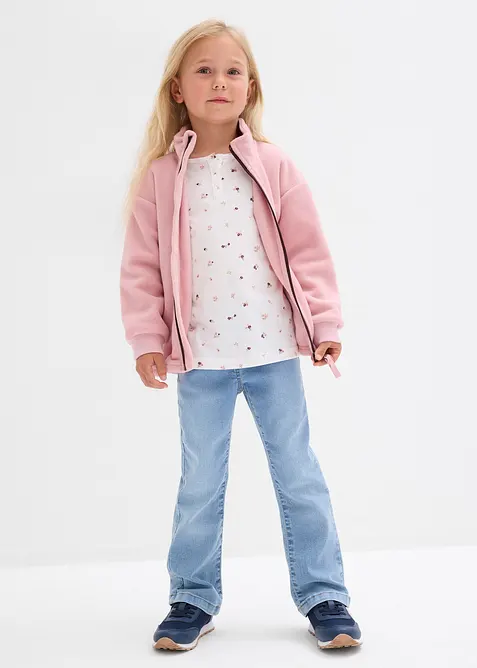 Mid waist bootcut jeans met comfy tailleband, bonprix