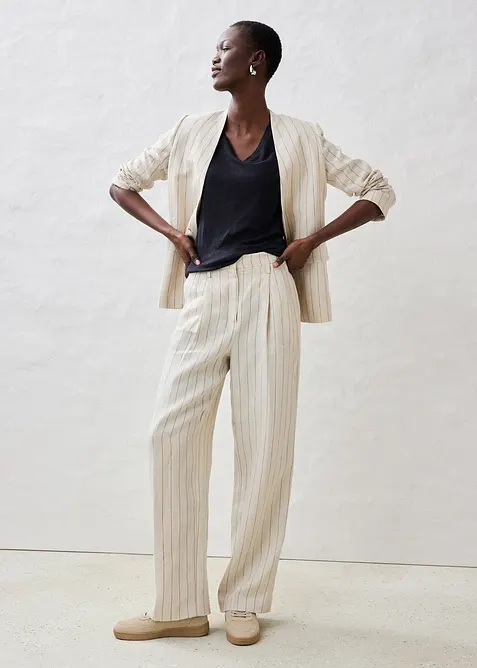 Linnen shirt, valt losjes, bonprix