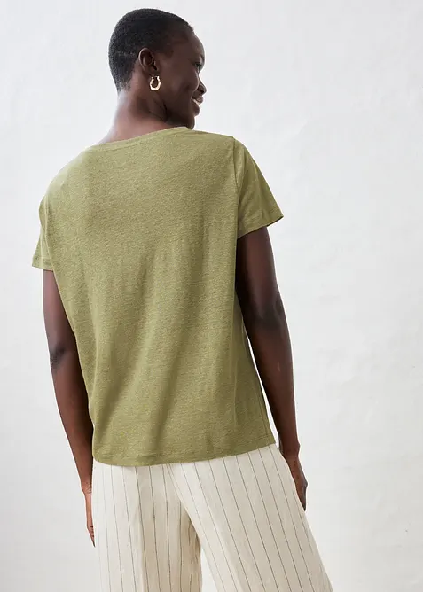 Linnen shirt, valt losjes, bonprix