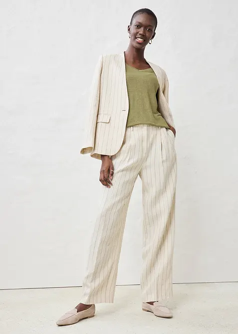 Linnen shirt, valt losjes, bonprix