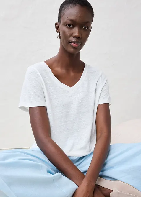 Linnen shirt, valt losjes, bonprix