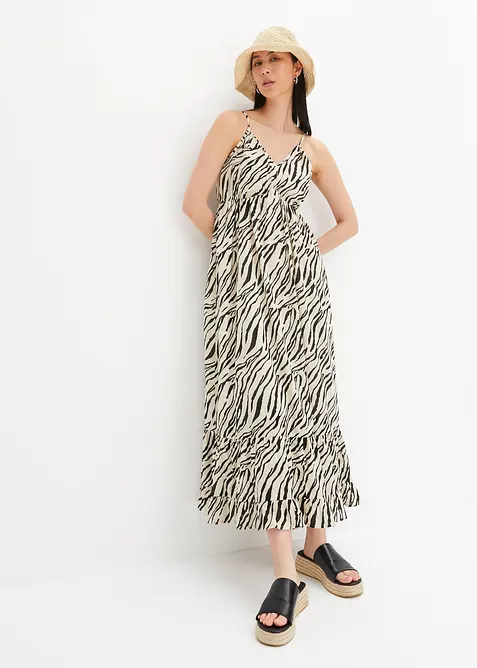 Maxi jurk met luipaardprint, RAINBOW