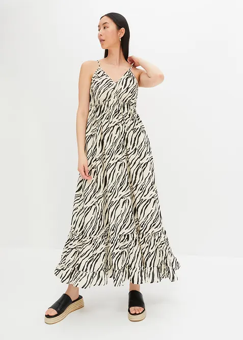 Maxi jurk met luipaardprint, RAINBOW