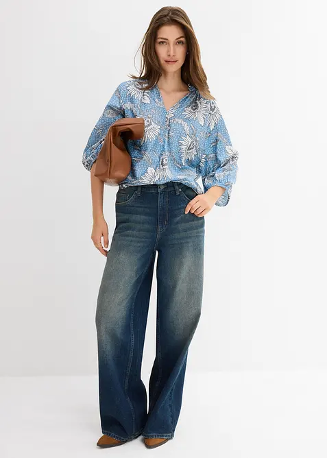 Tuniek van een zachte viscosemix, bonprix