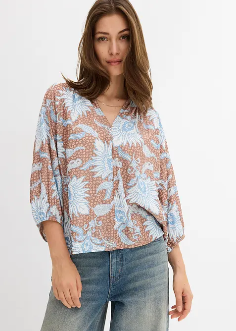 Tuniek van een zachte viscosemix, bonprix