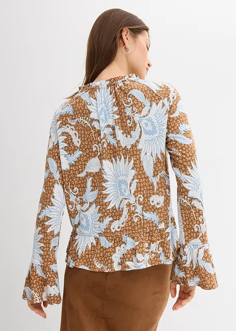 Shirtblouse van een zachte modalmix, bonprix