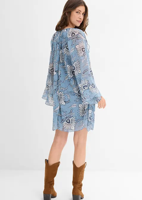 Tuniekjurk van gestructureerde chiffon, bonprix