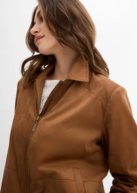 Jas van imitatiesuède, bonprix