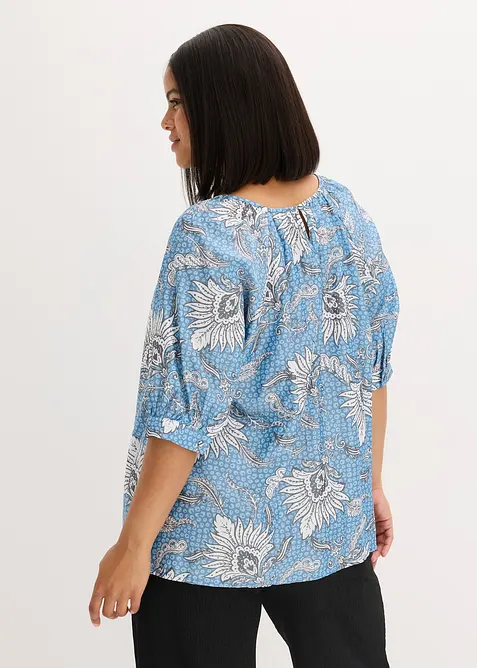 Blouse in een fijne viscosemix, bonprix