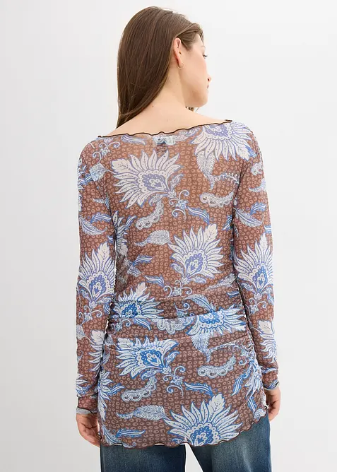 Longsleeve van fijne mesh, bonprix