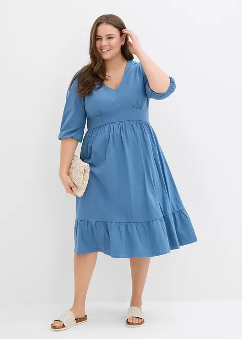 Jerseyjurk van puur katoen, bonprix