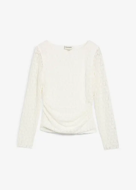 Longsleeve van kant, bonprix