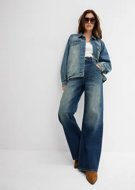 Straight jeans, high waist, bonprix