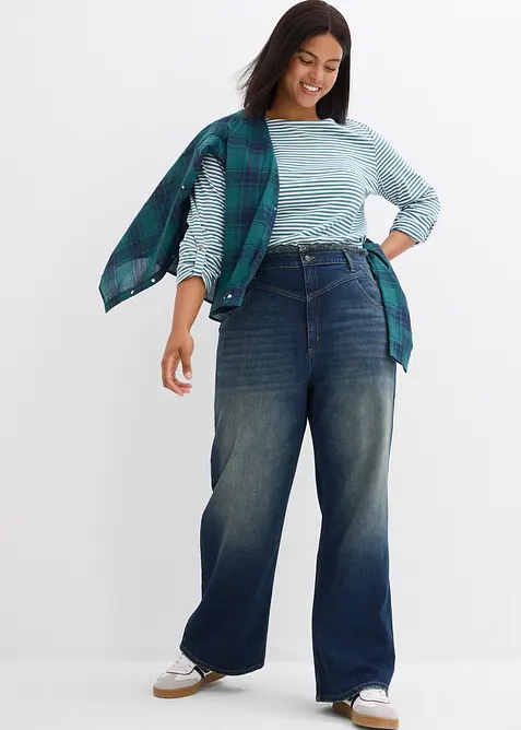 Straight jeans, high waist, bonprix