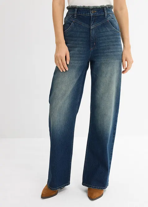 Straight jeans, high waist, bonprix