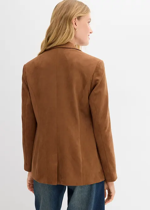 Blazer van imitatiesuède, bonprix