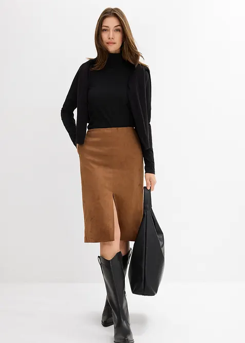 Kokerrok van imitatiesuède, bonprix