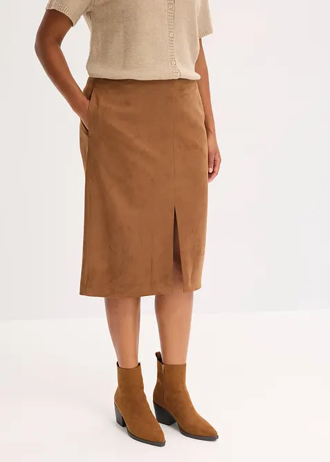 Kokerrok van imitatiesuède, bonprix