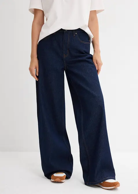 Wide leg jeans, high waist, bonprix