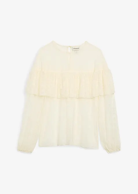 Kanten blouse, bonprix