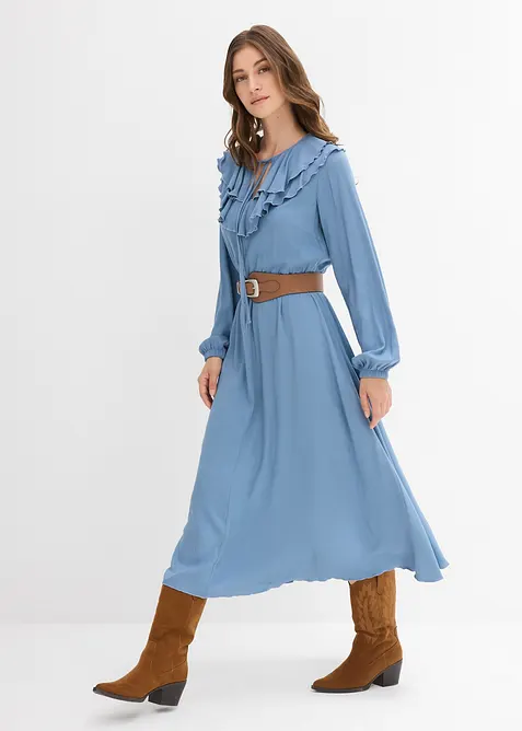 Maxi jurk van soepele viscose, bonprix