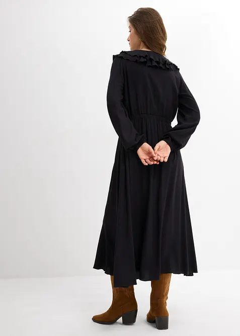 Maxi jurk van soepele viscose, bonprix