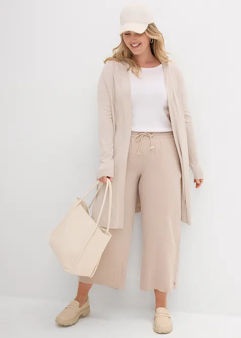 Lang shirtvest van zachte viscose, bonprix