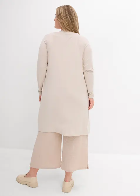 Lang shirtvest van zachte viscose, bonprix