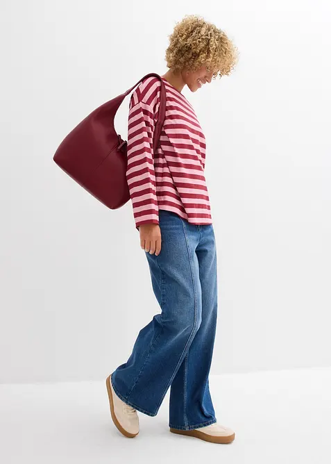 Oversized shirt van katoen, bonprix