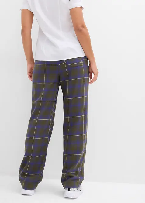 Flanellen broek van puur biologisch katoen, bonprix