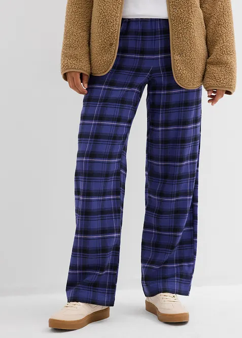 Flanellen broek van puur biologisch katoen, bonprix