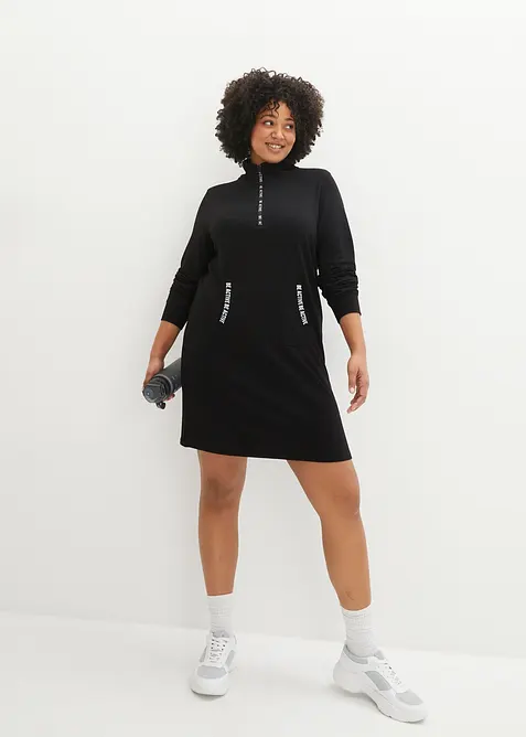 Zachte sweatjurk, bonprix