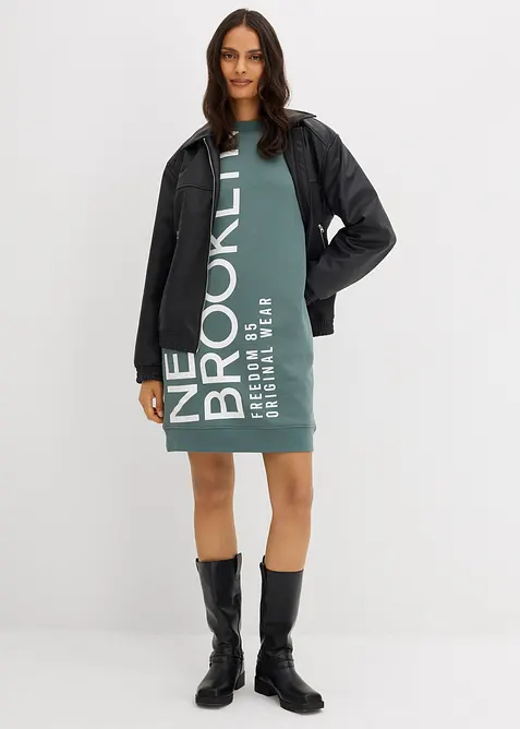Oversized sweatjurk van een zachte katoenmix, bonprix