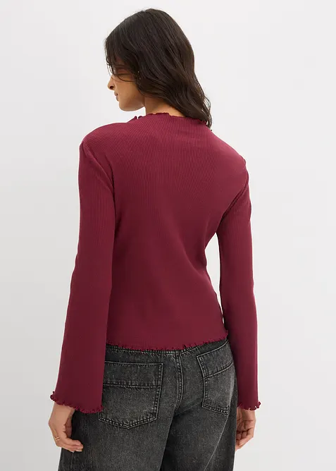 Geribd shirt van puur katoen, bonprix