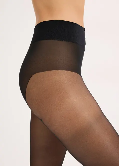 Semi-transparante pantykousen, 30 den, set van 2, bonprix