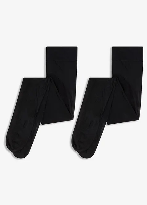 Semi-transparante pantykousen, 30 den, set van 2, bonprix