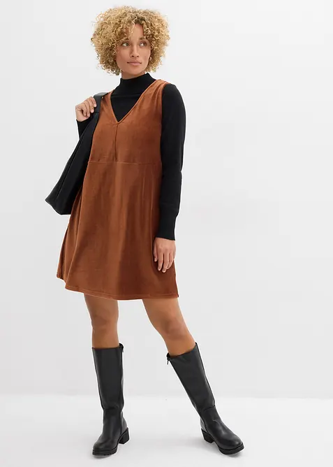 Tuinjurk van jersey corduroy, bonprix