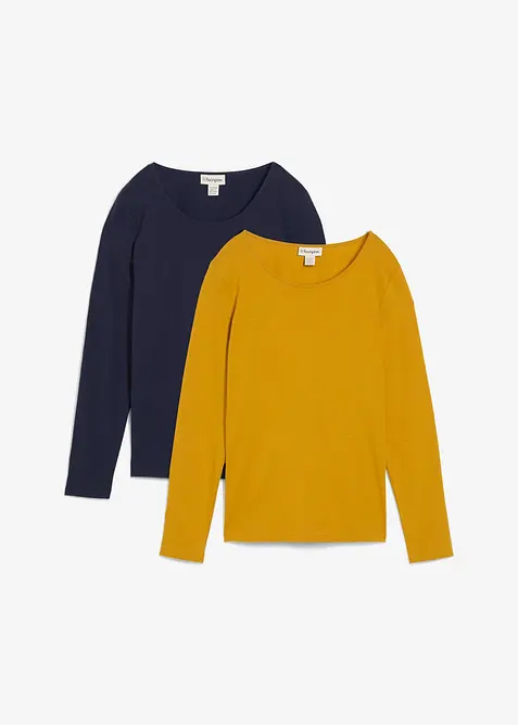 Longsleeve (set van 2), bonprix