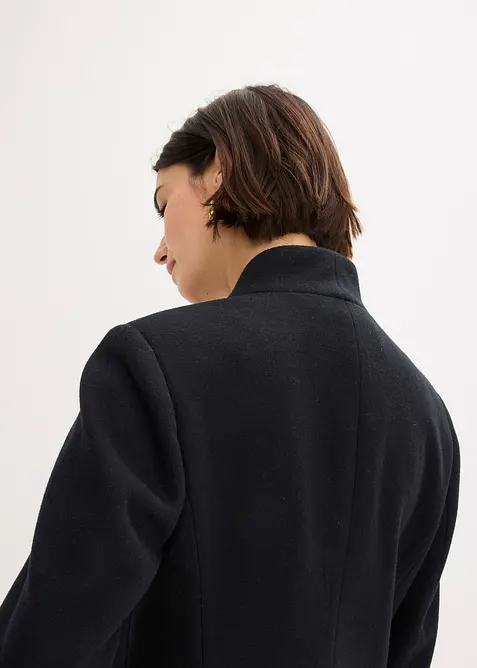 Korte coat in wollen look, bonprix