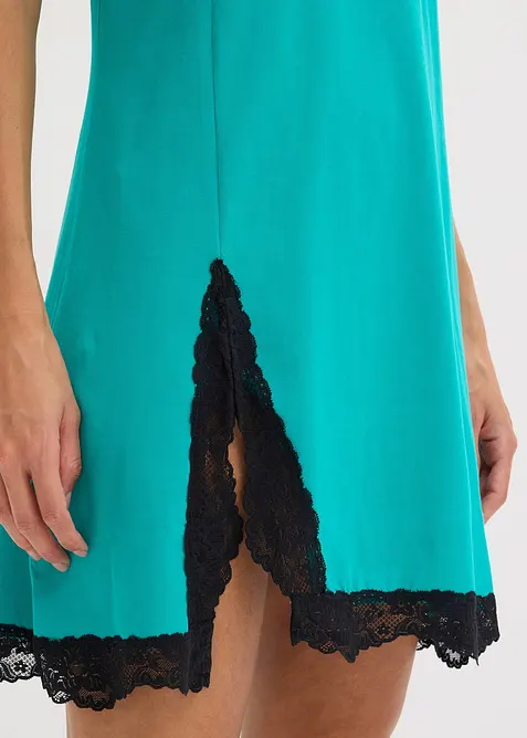 Kort nachthemd met delicate kant, bonprix