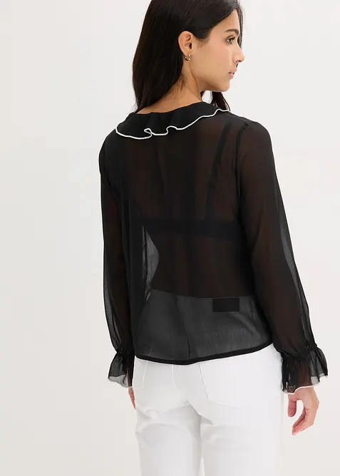 Blouse van chiffon, bonprix