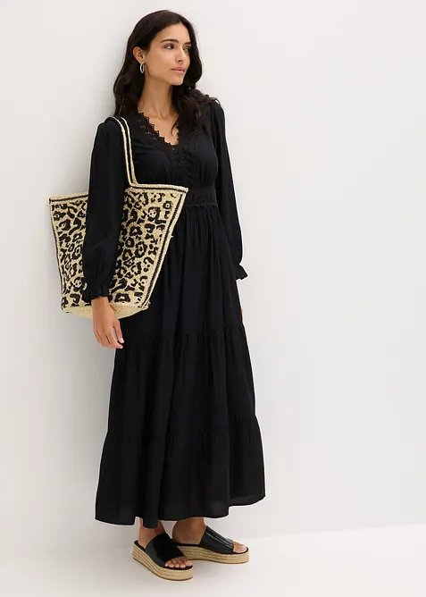 Maxi jurk van viscose, bonprix
