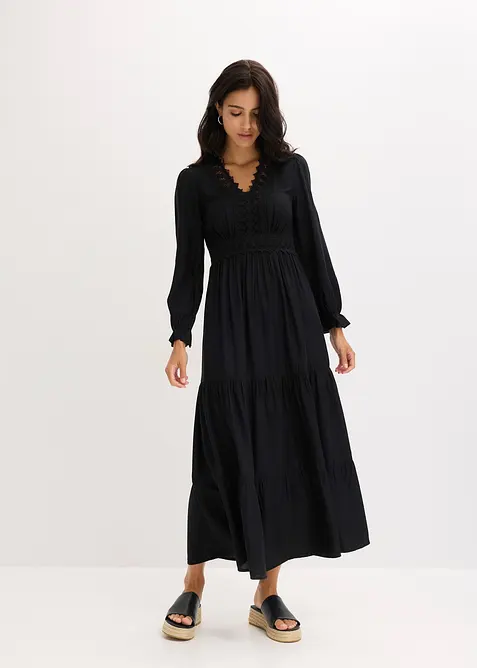Maxi jurk van viscose, bonprix